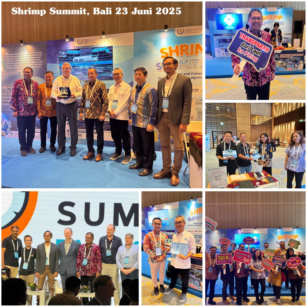 Keikutsertaan Stelina pada Shrimp Summit Bali 23 - 25 Juni 2025