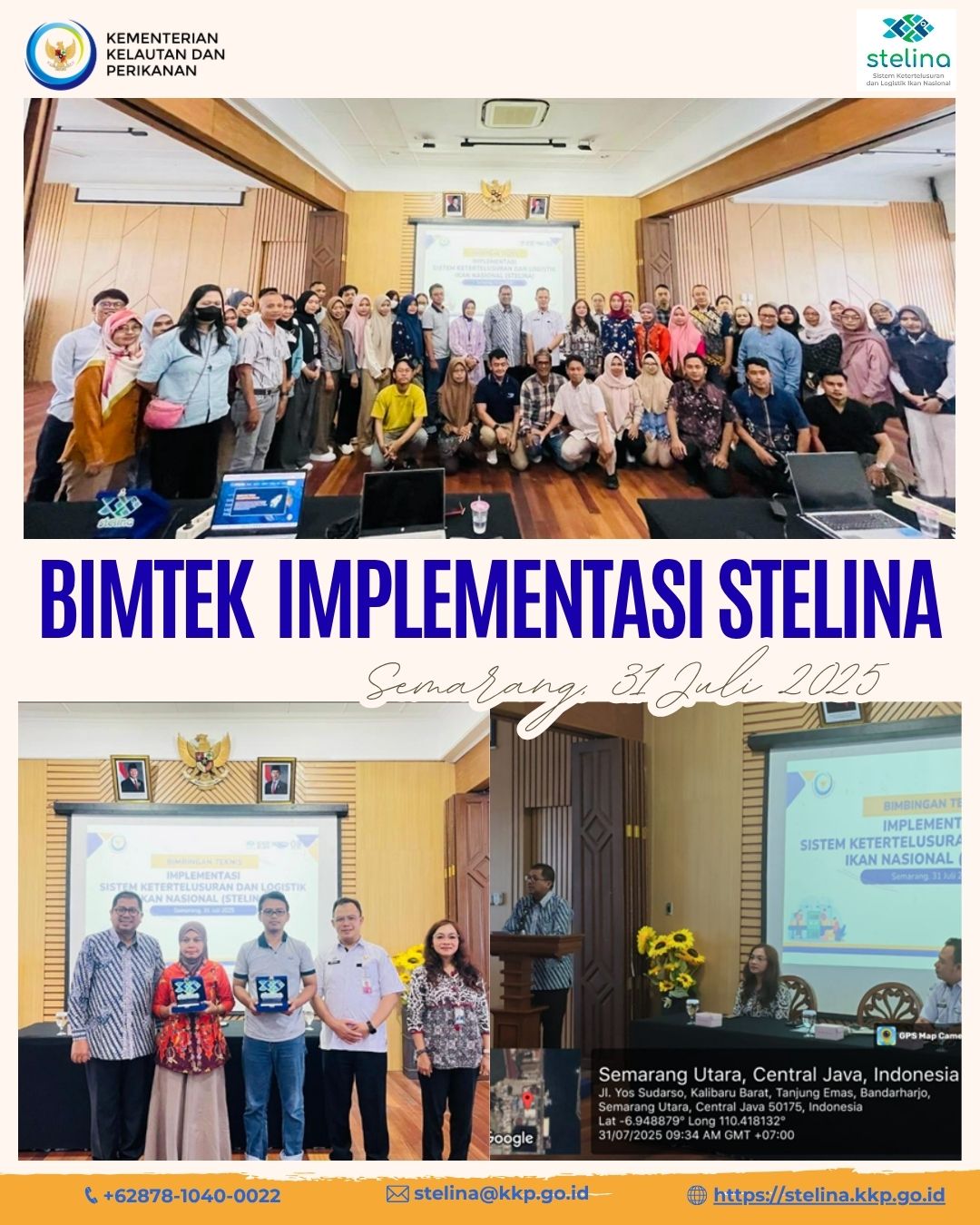 Direktorat Logistik Menyelenggarakan Bimbingan Teknis Implementasi STELINA bagi Pelaku Usaha Perikanan